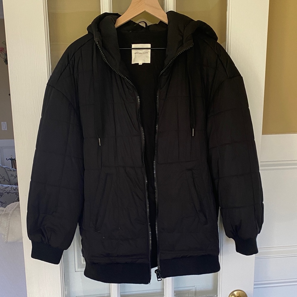 Avec Les Filles Black Puffer Jacket